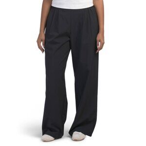ZOBHA Black Lottie Woven Wide Leg Pants